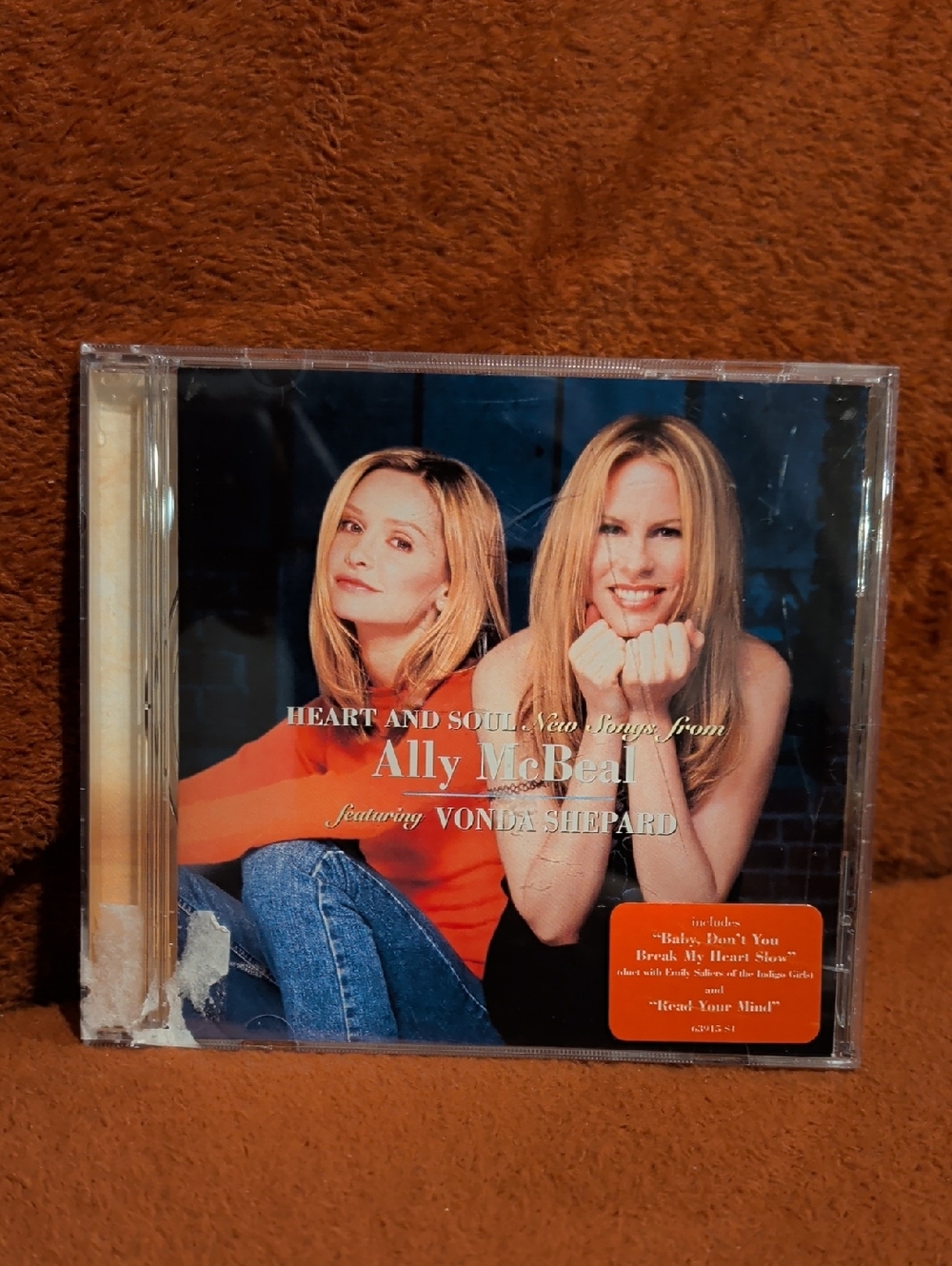 adidas Orange & Clear Ally McBeal CD Case